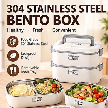 Bento Box - Lonchera Bento de Doble Capa de