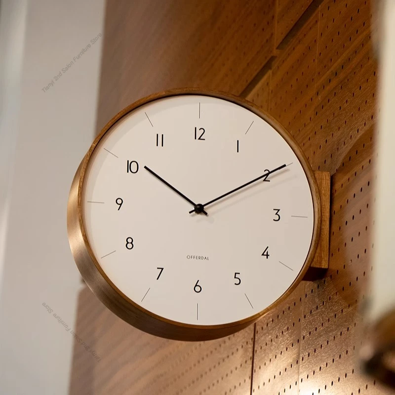 Reloj de pared de madera maciz - Japanese Luxury Lifestyle reseña y precio