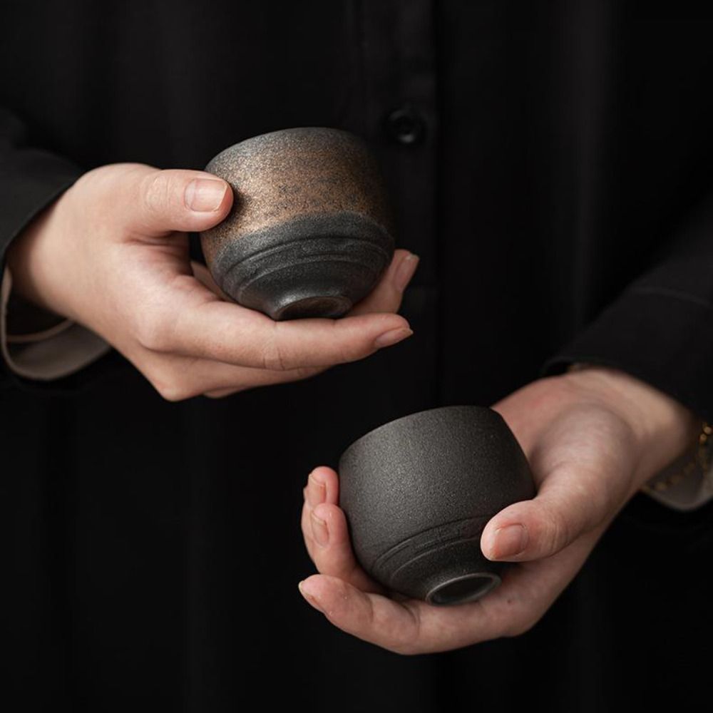 Taza de té de gres japonesa pa - Japanese Pottery reseña y precio