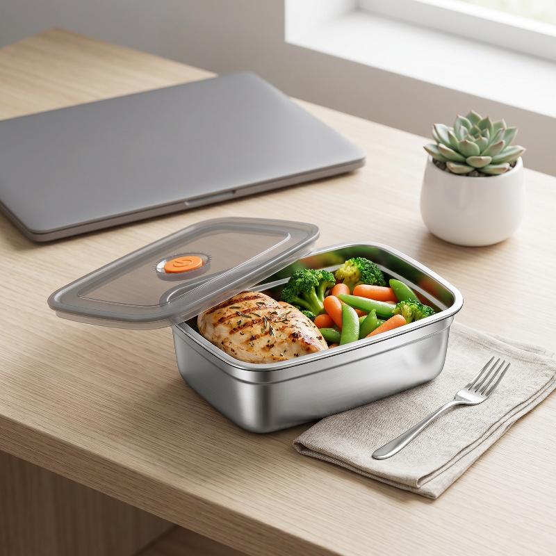 Lonchera de Acero Inoxidable p - Bento Box reseña y precio
