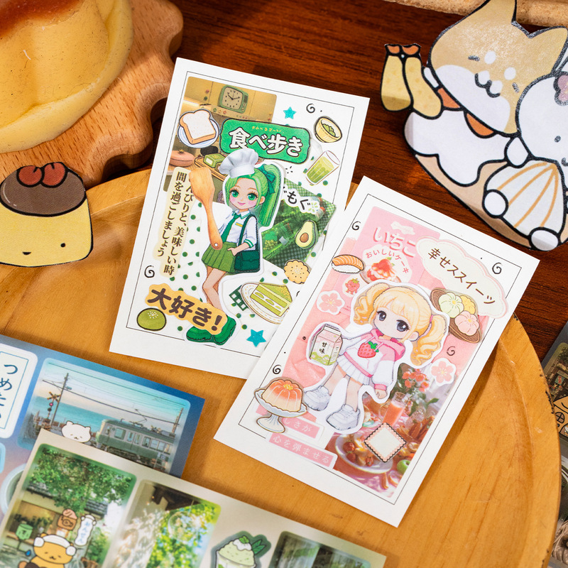20 pegatinas de papel recubier - Japanese Snacks reseña y precio